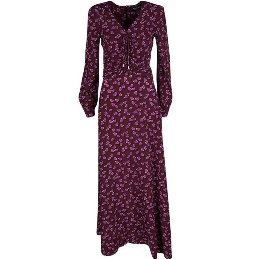 Gucci Resort 2014 Heart Print Maxi Dress